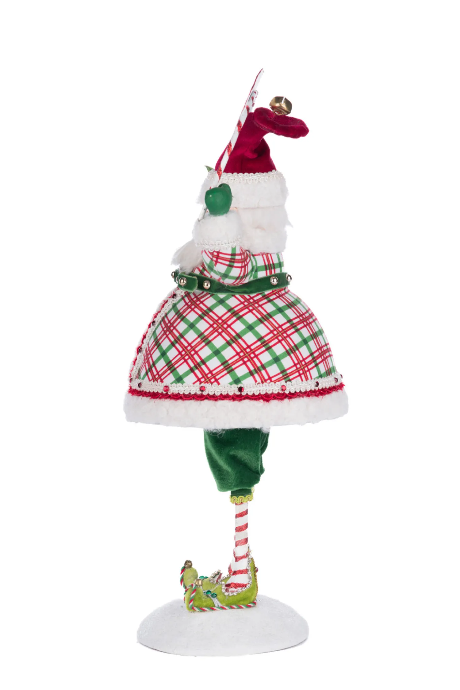 New The Jolly Christmas Shop Katherine's Collection 14.75" Silly Santa With Sign Christmas Decoration 28-428344