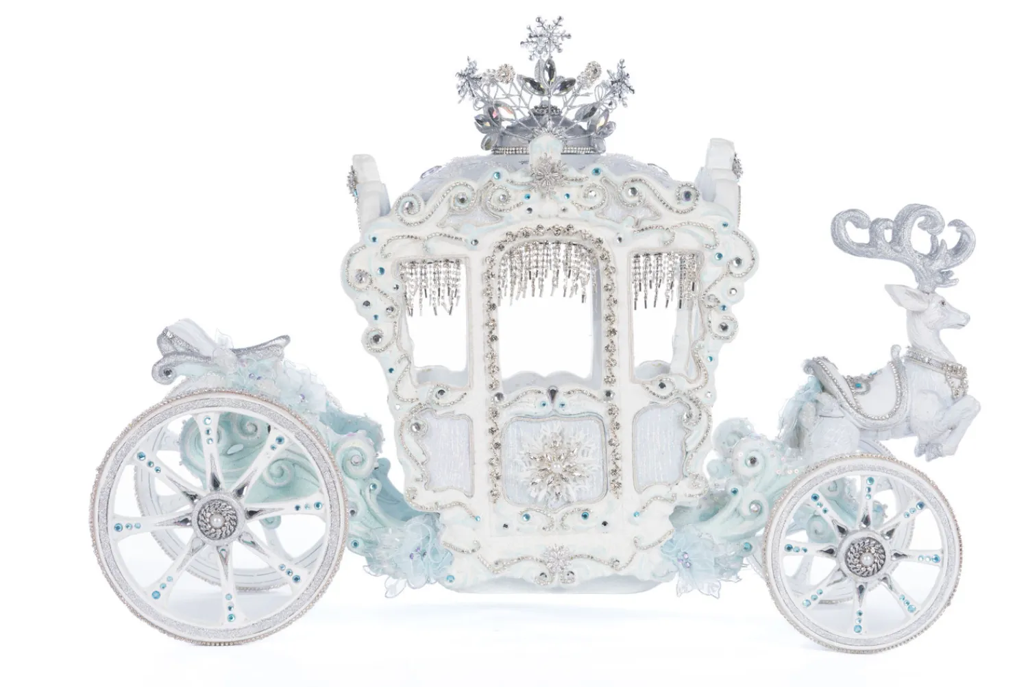 The Jolly Christmas Shop Katherine's Collection 21.5" Snowflake Carriage Christmas Decoration 28-428288