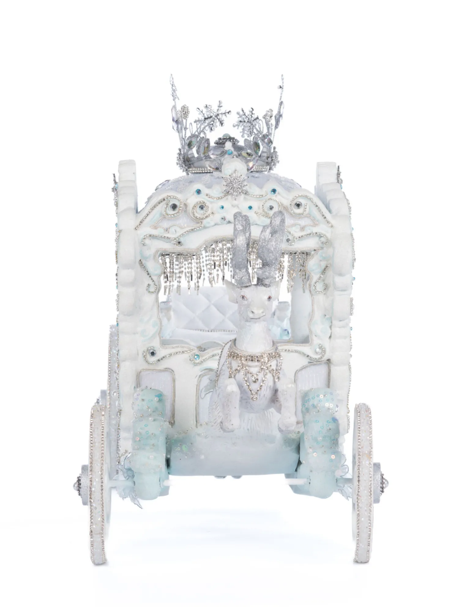The Jolly Christmas Shop Katherine's Collection 21.5" Snowflake Carriage Christmas Decoration 28-428288