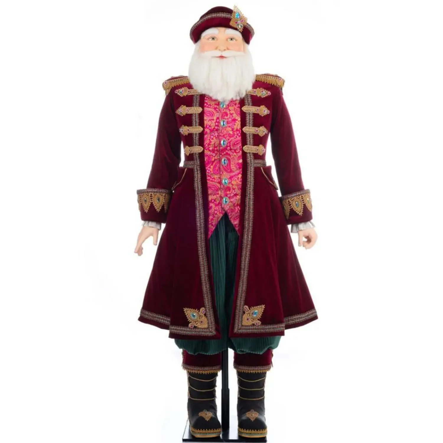 Clearance The Jolly Christmas Shop Katherine's Collection 64" Sugar Plum Santa Life Size Doll 28-328841