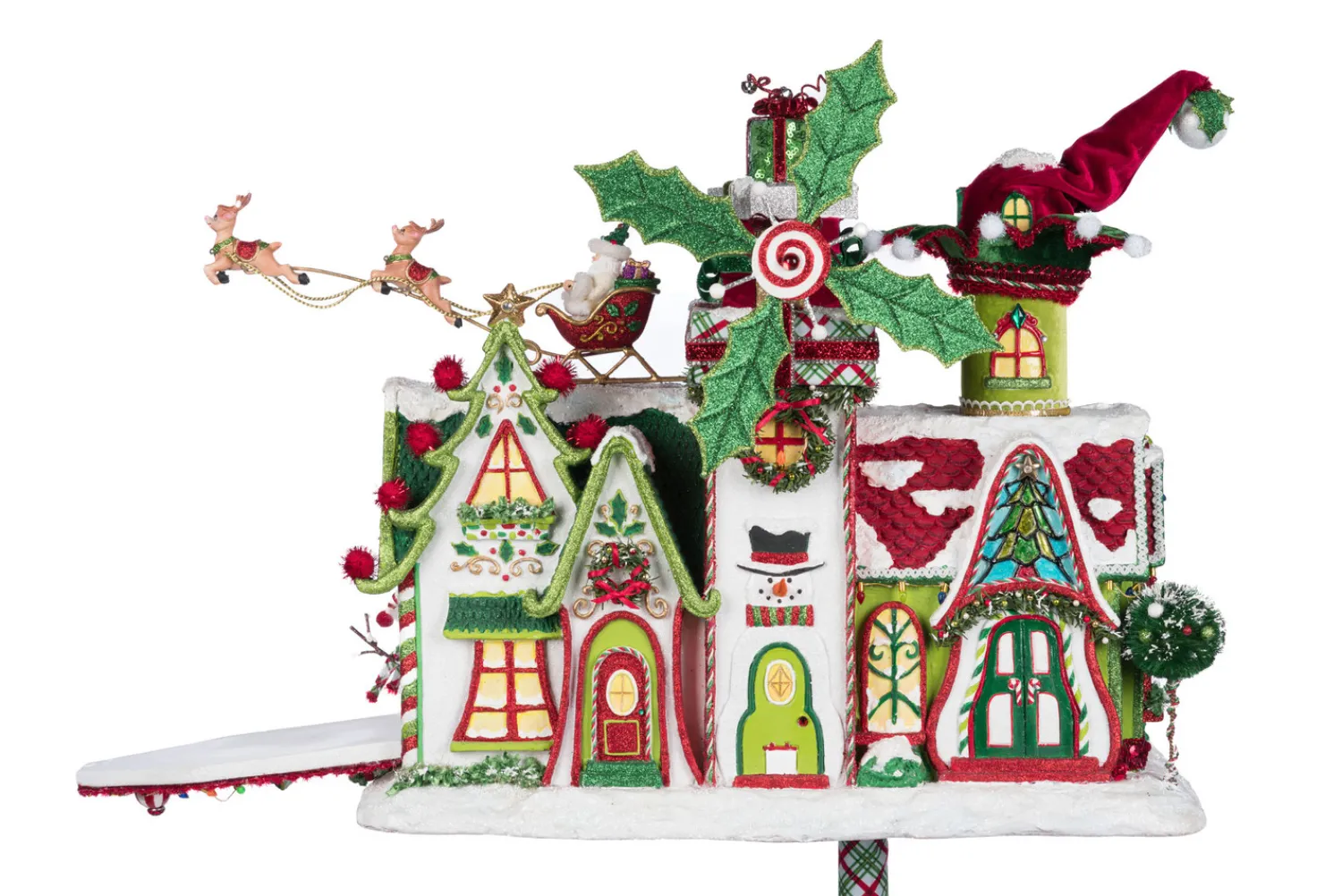 The Jolly Christmas Shop Katherine's Collection 30" Whimsical Village Mailbox Christmas Decoration 28-428338