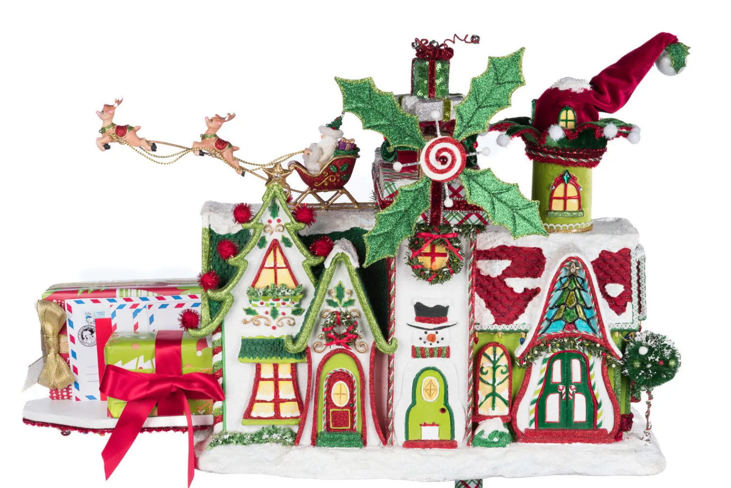 The Jolly Christmas Shop Katherine's Collection 30" Whimsical Village Mailbox Christmas Decoration 28-428338