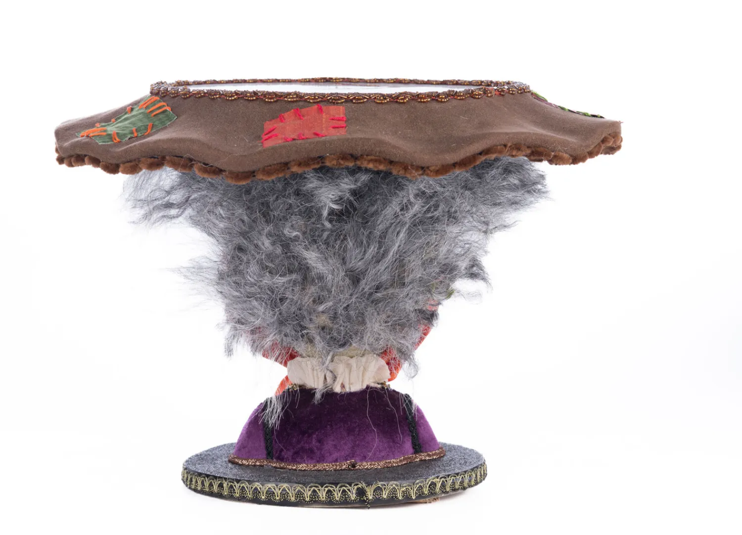 New The Jolly Christmas Shop Katherine's Collection 16" Witch Head Cake Plate Halloween Home Decoration 28-428156