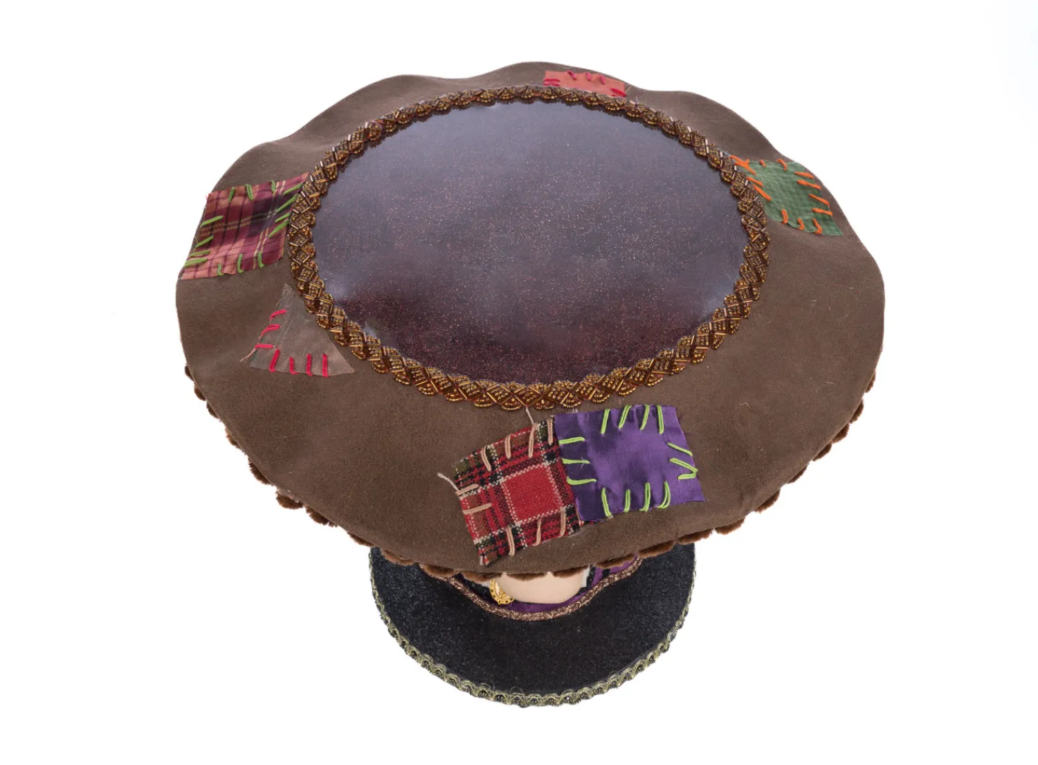 New The Jolly Christmas Shop Katherine's Collection 16" Witch Head Cake Plate Halloween Home Decoration 28-428156
