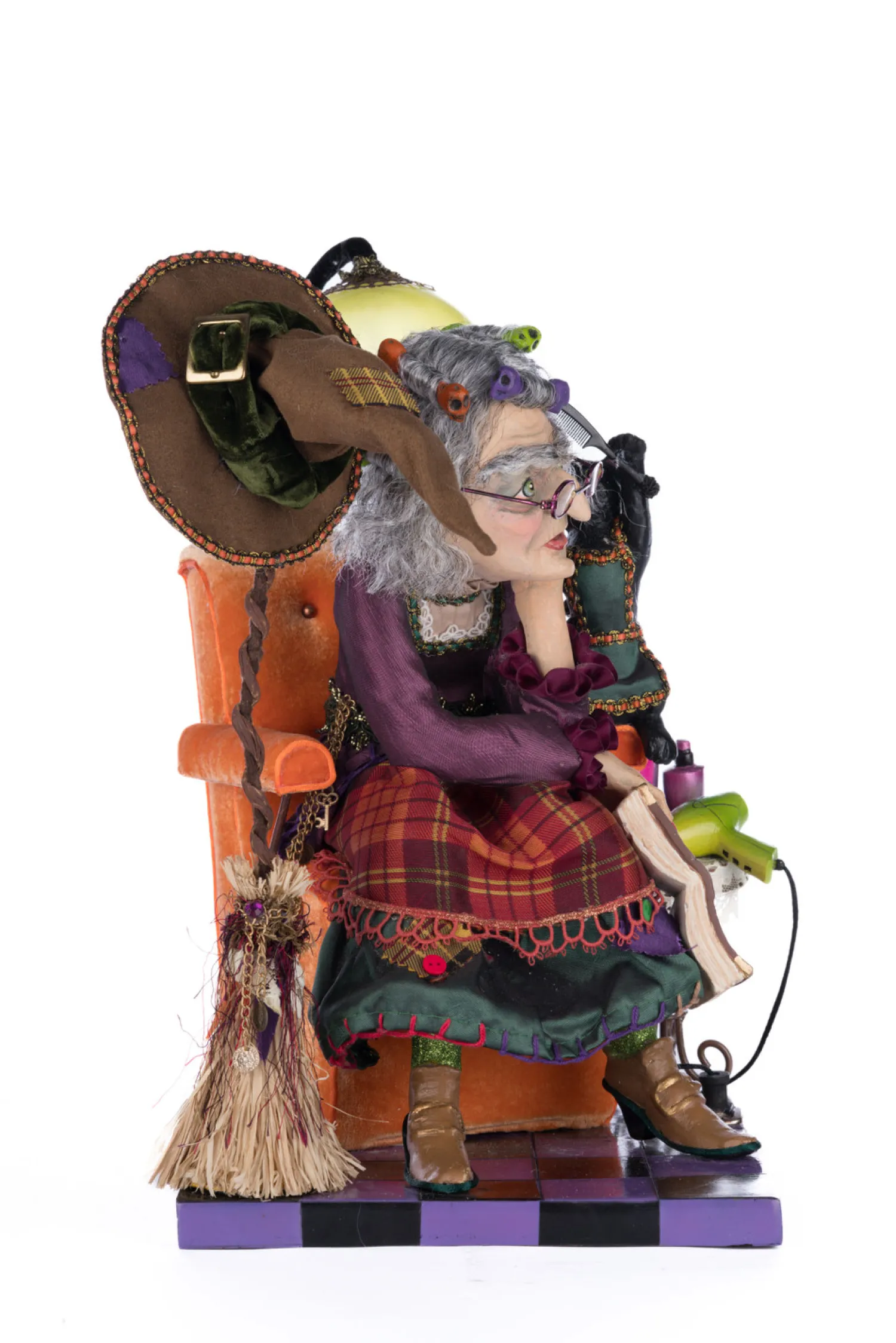 Outlet The Jolly Christmas Shop Katherine's Collection 19" Witches At The Crescent Moon Salon And Spa Halloween Doll 28-428171