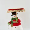 Sale The Jolly Christmas Shop Katherine's Collection All The Trimmings Snowman With Serving Tray Umbrella 28-228569