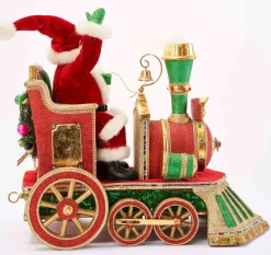 The Jolly Christmas Shop Katherine's Collection Toy Land Santa Train Christmas Figure 28-028765