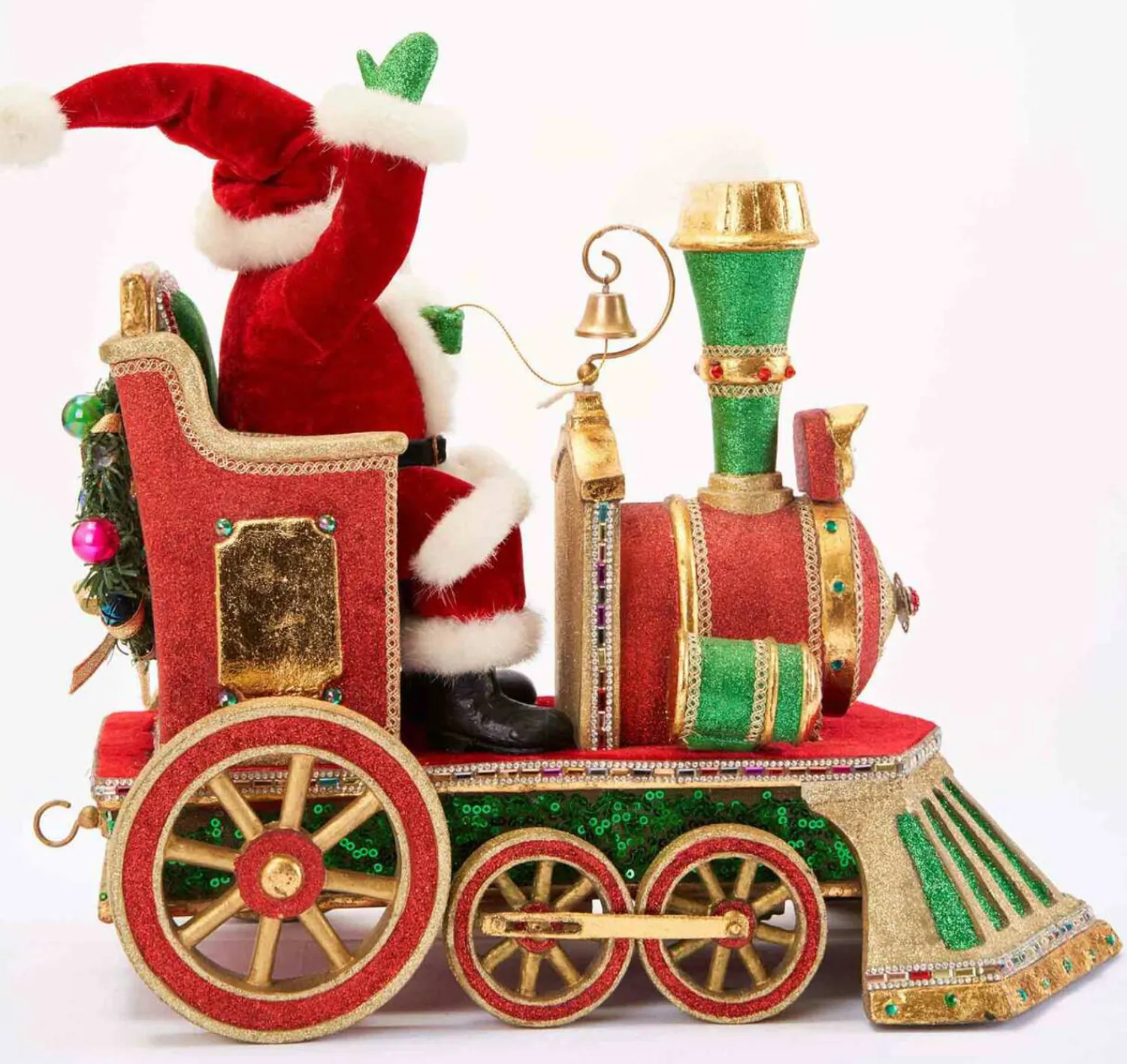 The Jolly Christmas Shop Katherine's Collection Toy Land Santa Train Christmas Figure 28-028765