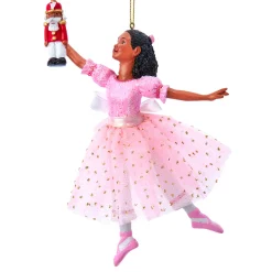 Online The Jolly Christmas Shop Kurt Adler 6.75" African American Clara Ballerina Christmas Ornament E0849