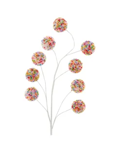 Discount The Jolly Christmas Shop Kurt Adler 25.5" Confetti Sprinkles Glittered Ball Christmas Tree Spray C9582
