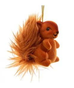 Sale The Jolly Christmas Shop Kurt Adler 2.36" Flocked Red Squirrel Christmas Ornament TD1768