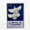 The Jolly Christmas Shop Kurt Adler 4.5" Friendship Dove Christmas Ornaments Set Of 2 C6699