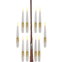 Outlet The Jolly Christmas Shop Kurt Adler 6" Harry Potter Battery Operated 10 Floating Candles With Wand Remote Light Set HP9234