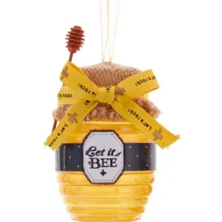 Online The Jolly Christmas Shop Kurt Adler 4.25" Honey Jar Christmas Ornament T2705