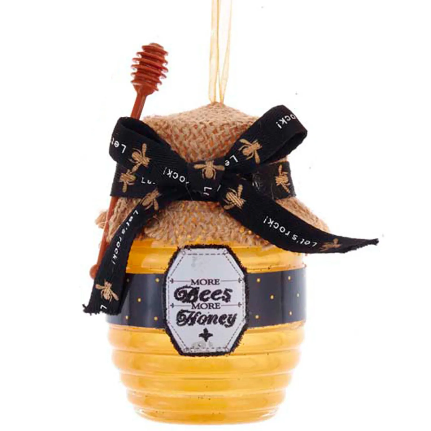 Online The Jolly Christmas Shop Kurt Adler 4.25" Honey Jar Christmas Ornament T2705