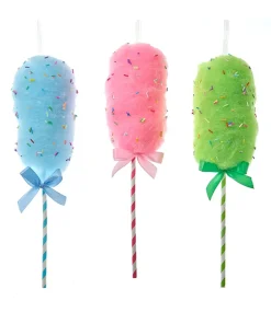 The Jolly Christmas Shop Kurt Adler 13" Large Cotton Candy Christmas Ornaments D4428