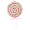 Sale The Jolly Christmas Shop Kurt Adler 21" Large Pink And White Sprinkled Lollipop Christmas Tree Pick D4422