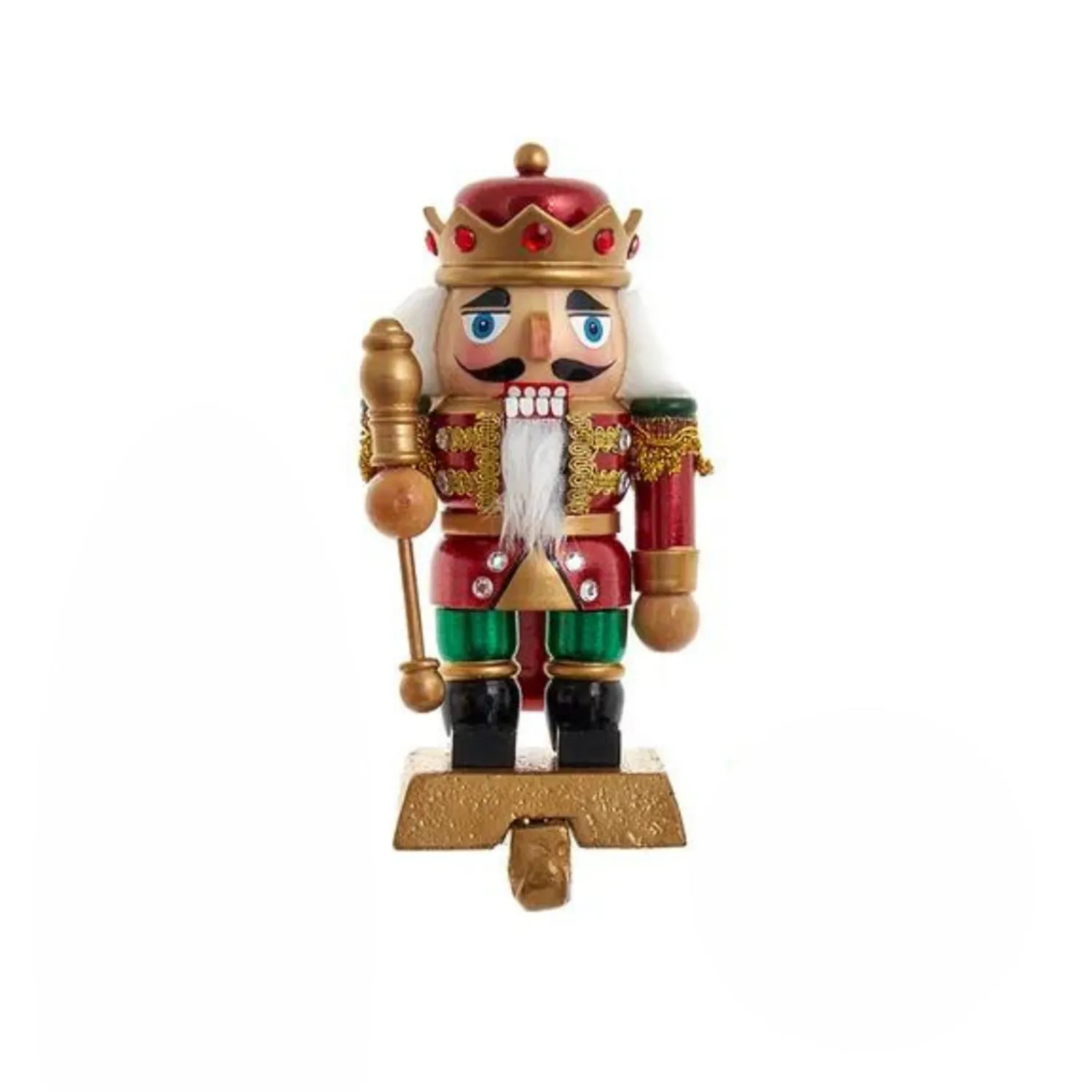 Best The Jolly Christmas Shop Kurt Adler 7.5" Nutcracker Christmas Stocking Holder C5969