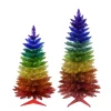 Hot The Jolly Christmas Shop Kurt Adler 3' Or 4' Un-Lit Rainbow Foil Artificial Christmas Tree