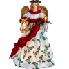 Discount The Jolly Christmas Shop Kurt Adler 16" Pre-Lit Holiday Formal Angel Tree Topper UL2240