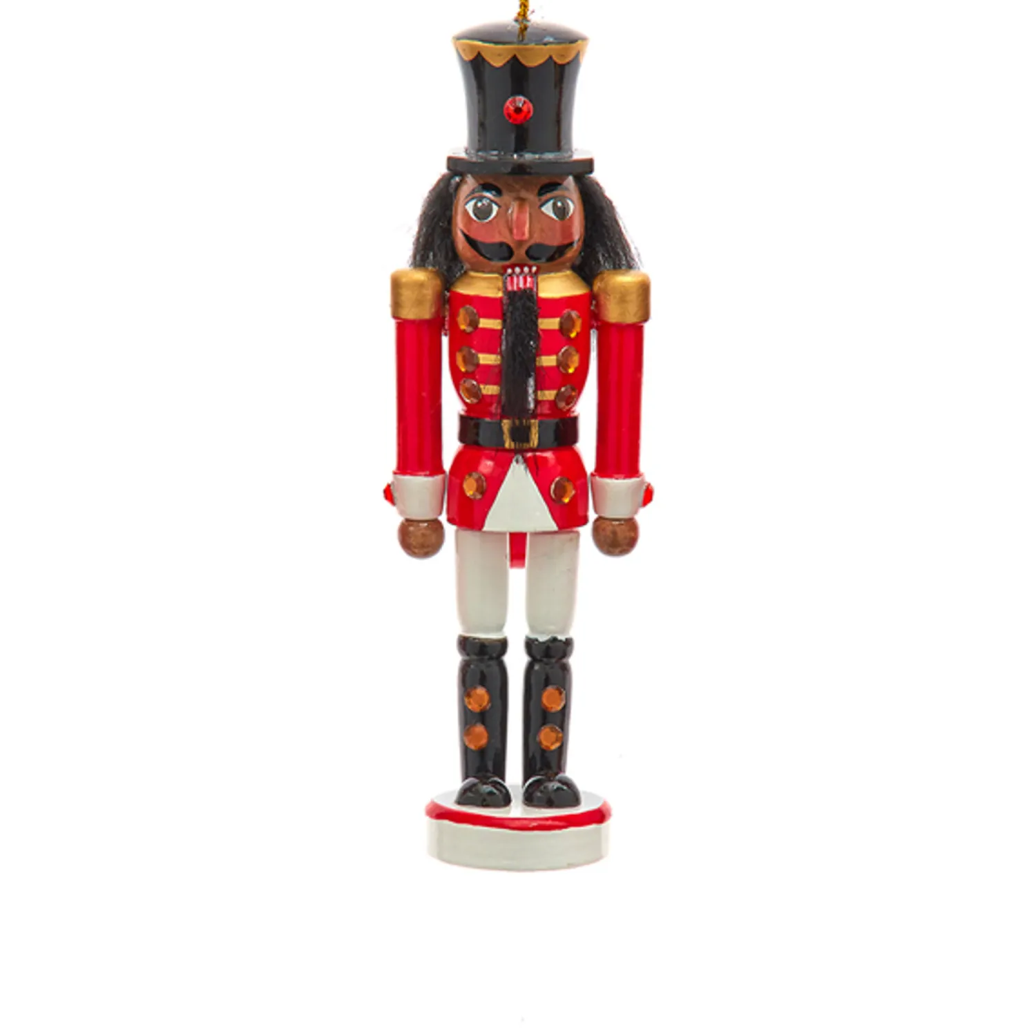 Discount The Jolly Christmas Shop Kurt Adler 6" Red And White African American Nutcracker Ornament F2223