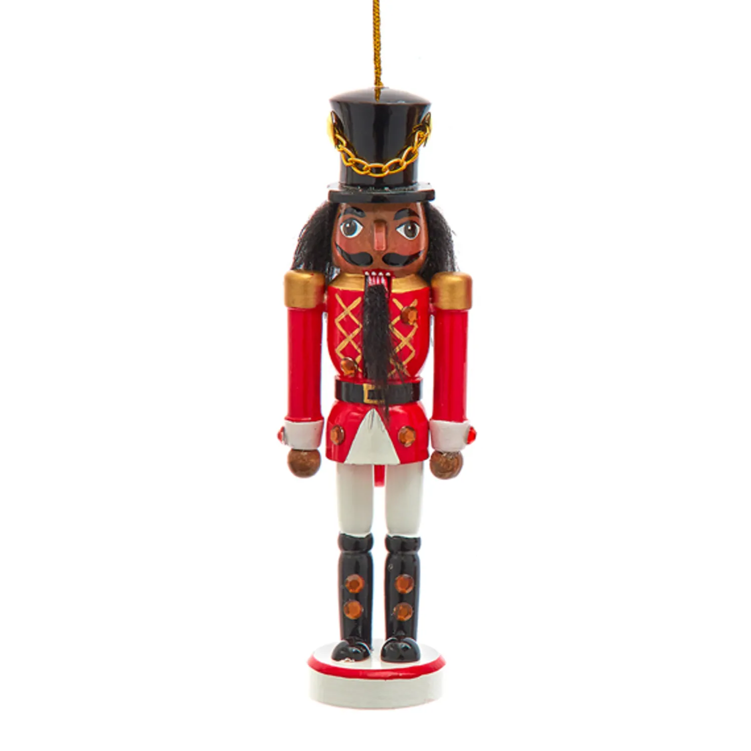 Discount The Jolly Christmas Shop Kurt Adler 6" Red And White African American Nutcracker Ornament F2223