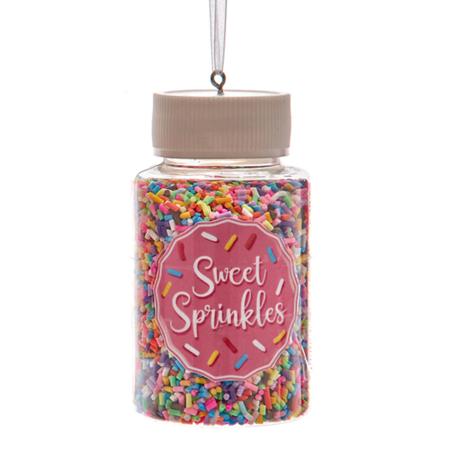 Hot The Jolly Christmas Shop Kurt Adler 3.3" Set Of 2 Cookie Sprinkles Jar Christmas Ornament D4226
