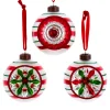 The Jolly Christmas Shop Kurt Adler 3" The Early Years Glass Reflector Vintage Inspired Christmas Ornament Set GG1500