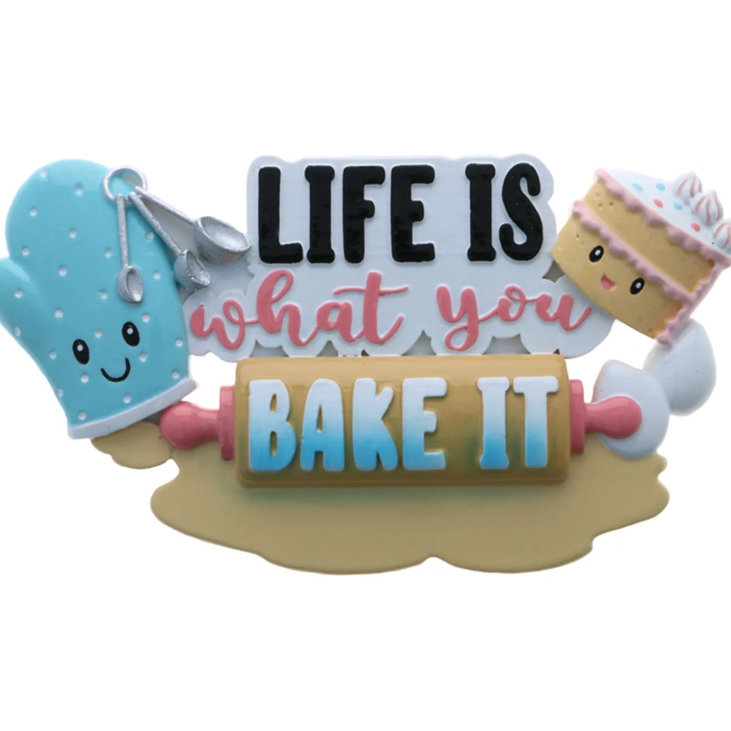 Outlet The Jolly Christmas Shop Life Is What You Bake It Personalized Christmas Ornament OR2285