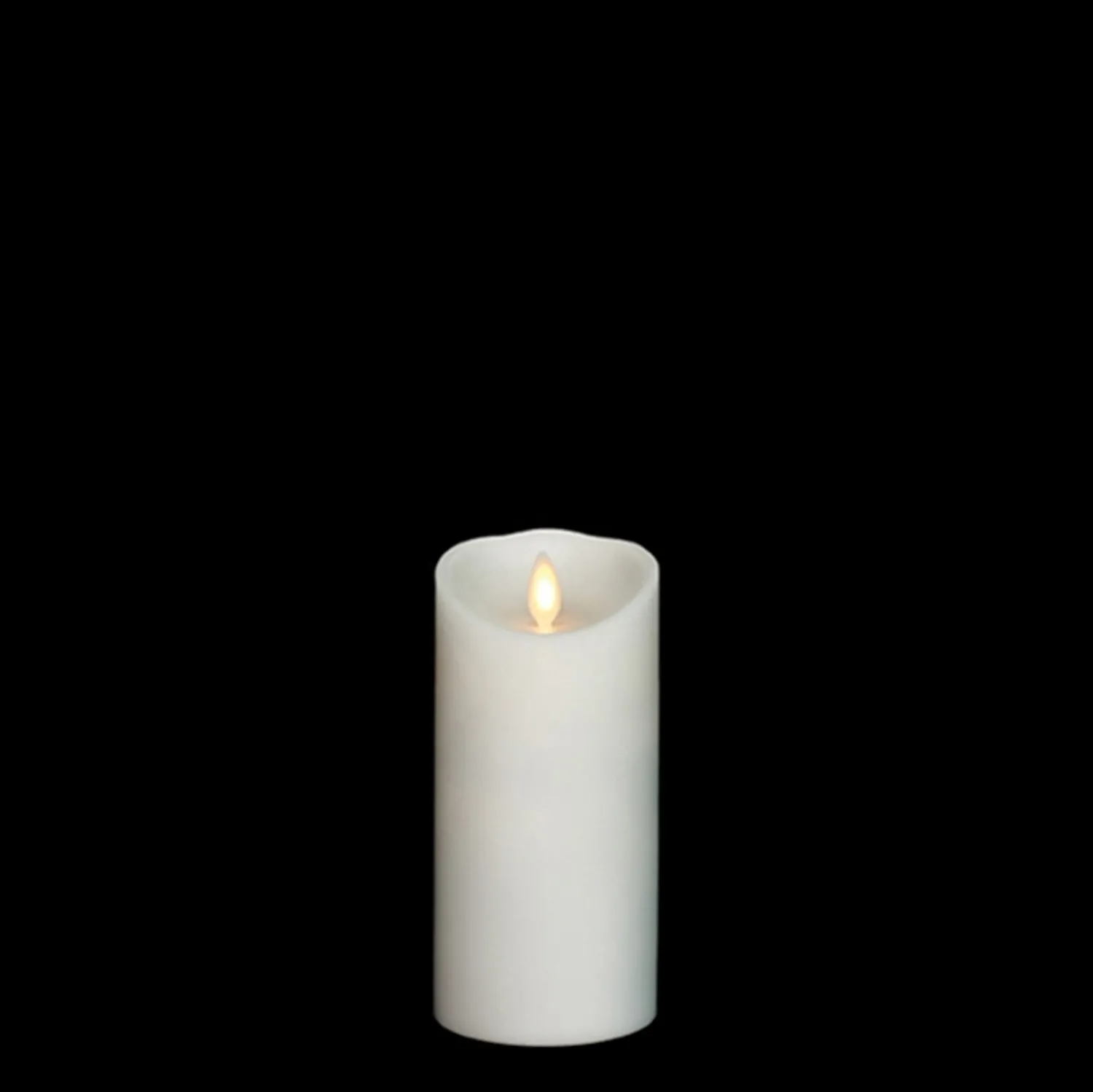 Discount The Jolly Christmas Shop Liown 3" X 4", 6", Or 8" Moving Flame White-Unscented Pillar Battery Candle