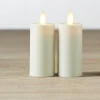 New The Jolly Christmas Shop Liown 1.5" X 3" Set Of 2 Moving Flame Votive Battery Candle 17777