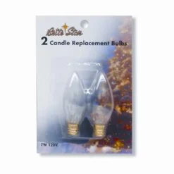 Best The Jolly Christmas Shop Pack Of 2 Replacement Candle Bulbs 44-585-00