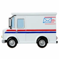 Best The Jolly Christmas Shop Postal Worker Mail Truck Personalized Christmas Ornament OR1815