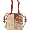 Online The Jolly Christmas Shop Primitives By Kathy 6" Santa's Magic Key Christmas Ornament 105053