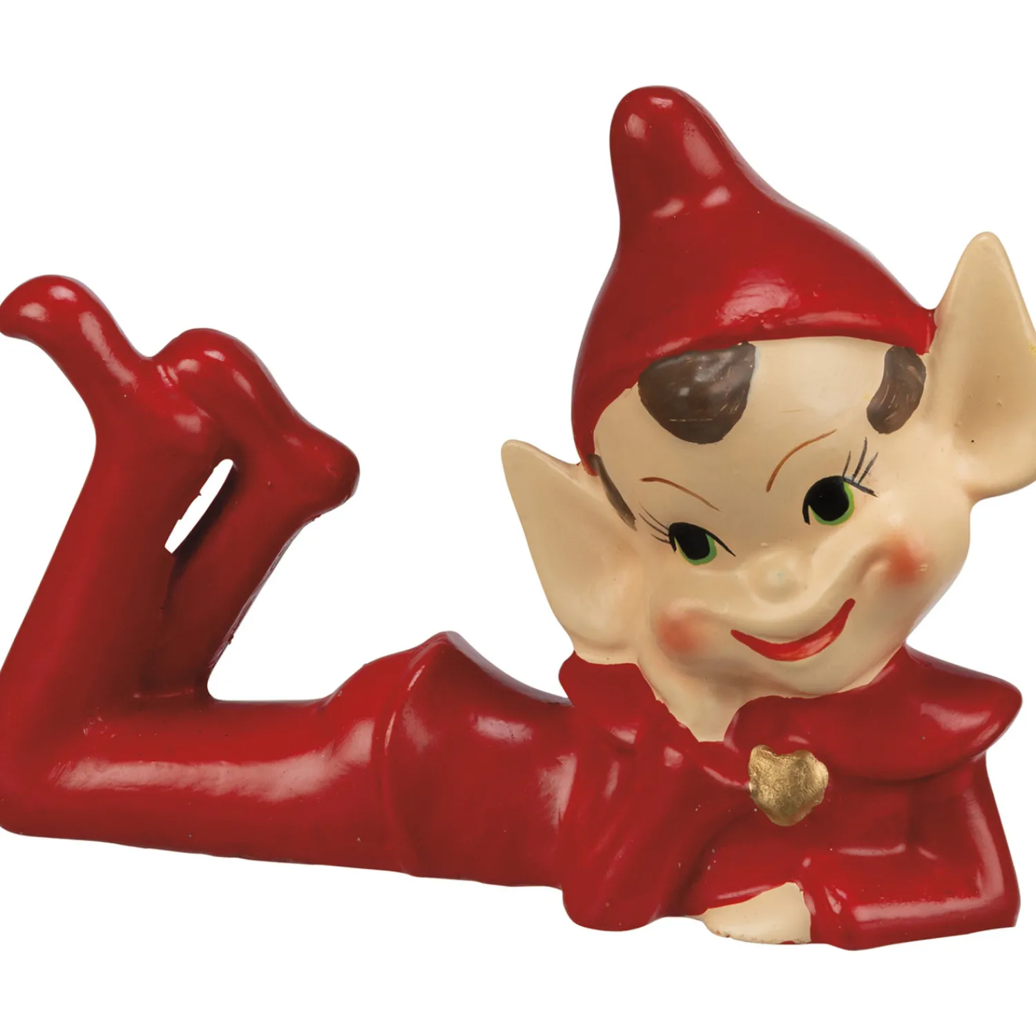 Best The Jolly Christmas Shop Primitives By Kathy Vintage Inspired Red Pixie Elf Figure
