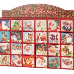 Sale The Jolly Christmas Shop Primitives By Kathy Vintage Santa Claus Advent Calendar Christmas Countdown 115344