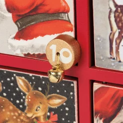 Sale The Jolly Christmas Shop Primitives By Kathy Vintage Santa Claus Advent Calendar Christmas Countdown 115344