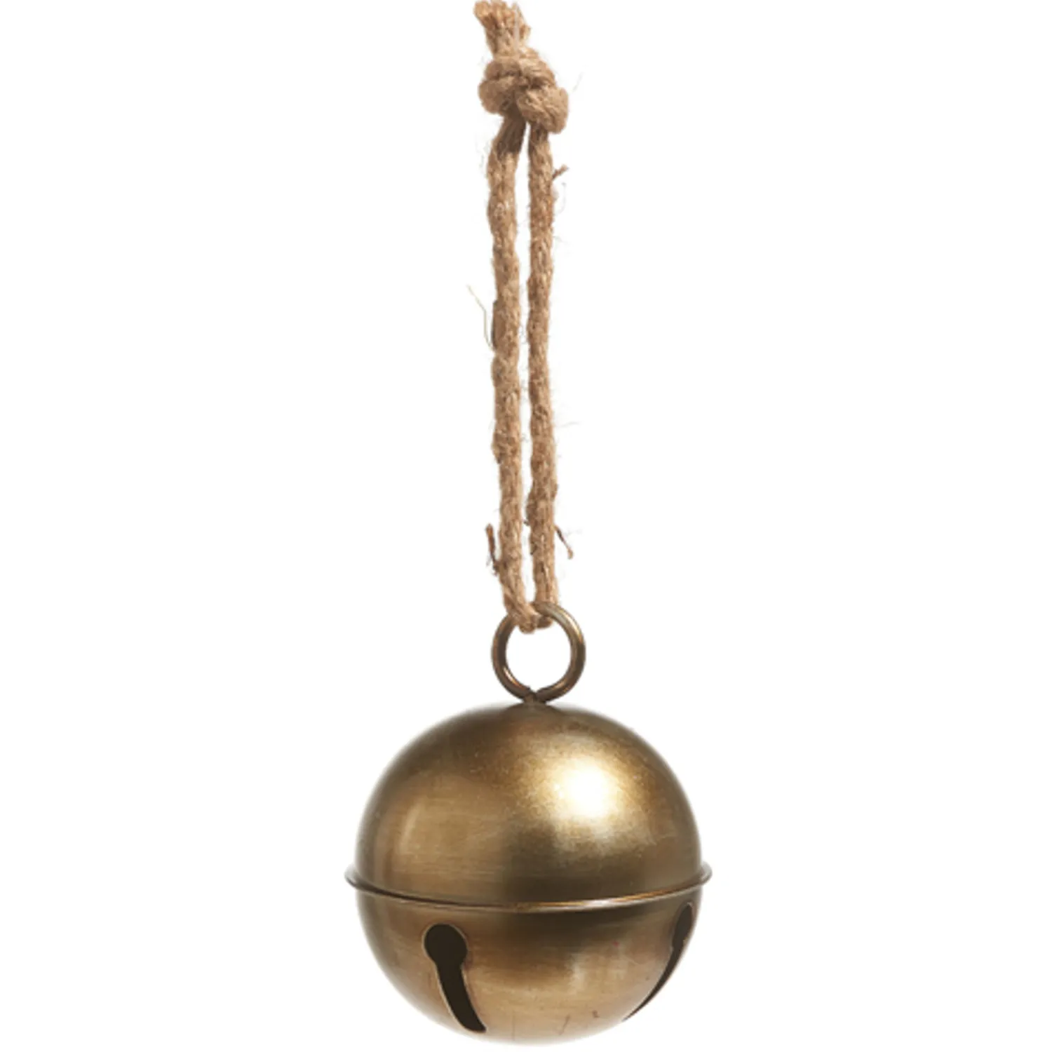 Hot The Jolly Christmas Shop Raz 7.75", 10.5", Or 13.75" Antiqued Gold Jingle Bell Metal Christmas Ornament