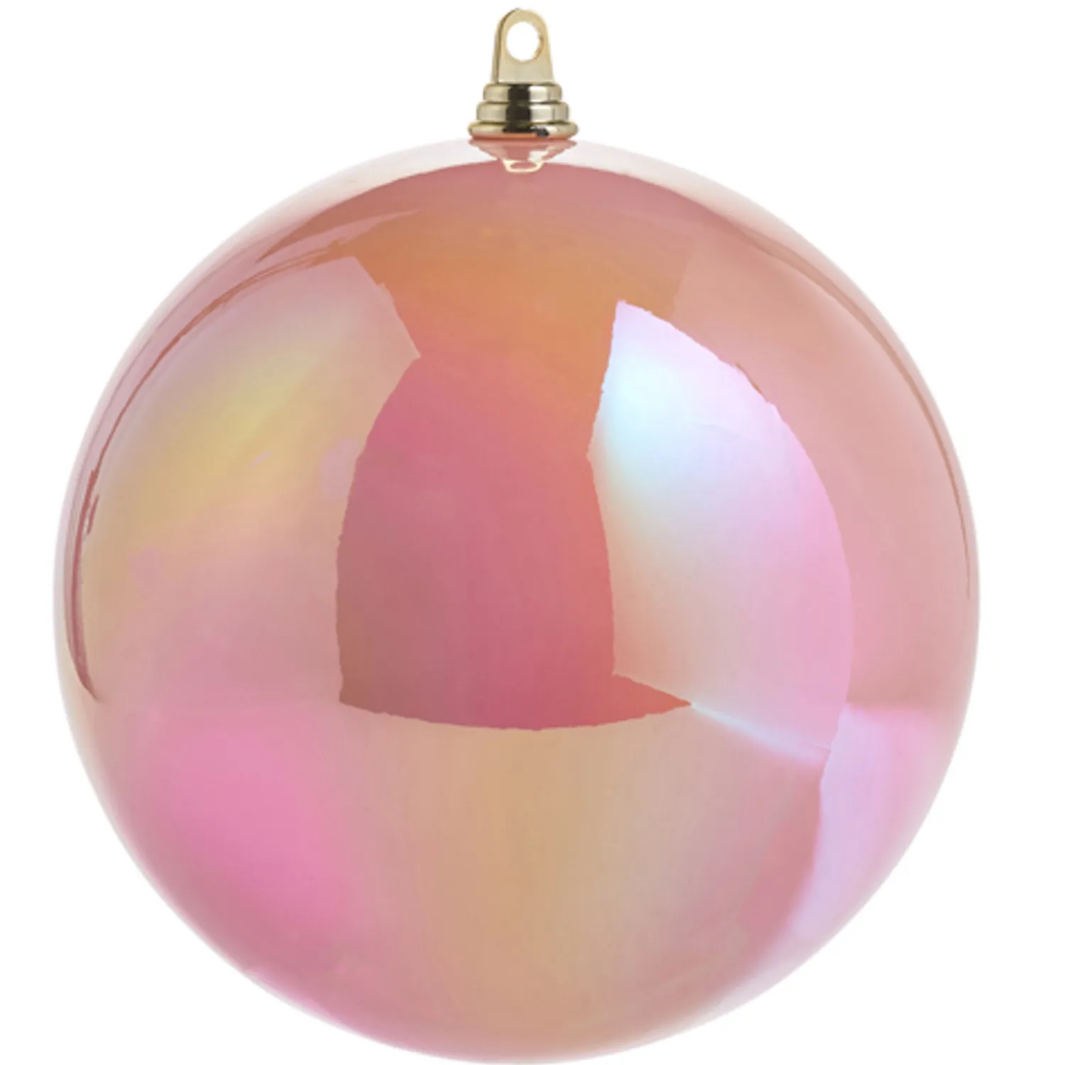 Sale The Jolly Christmas Shop Raz 4", 6", Or 10" Iridescent Pink Ball Christmas Ornament