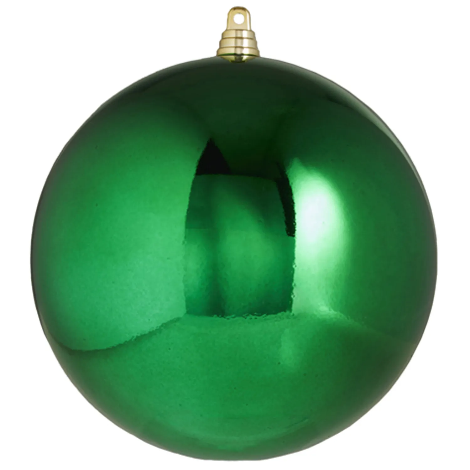 New The Jolly Christmas Shop Raz 3", 4", Or 6" Large Green Shiny Ball Christmas Ornaments