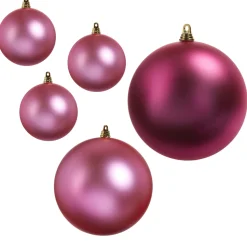 Best The Jolly Christmas Shop Raz 4", 6", Or 10" Matte Fuchsia Ball Christmas Ornament