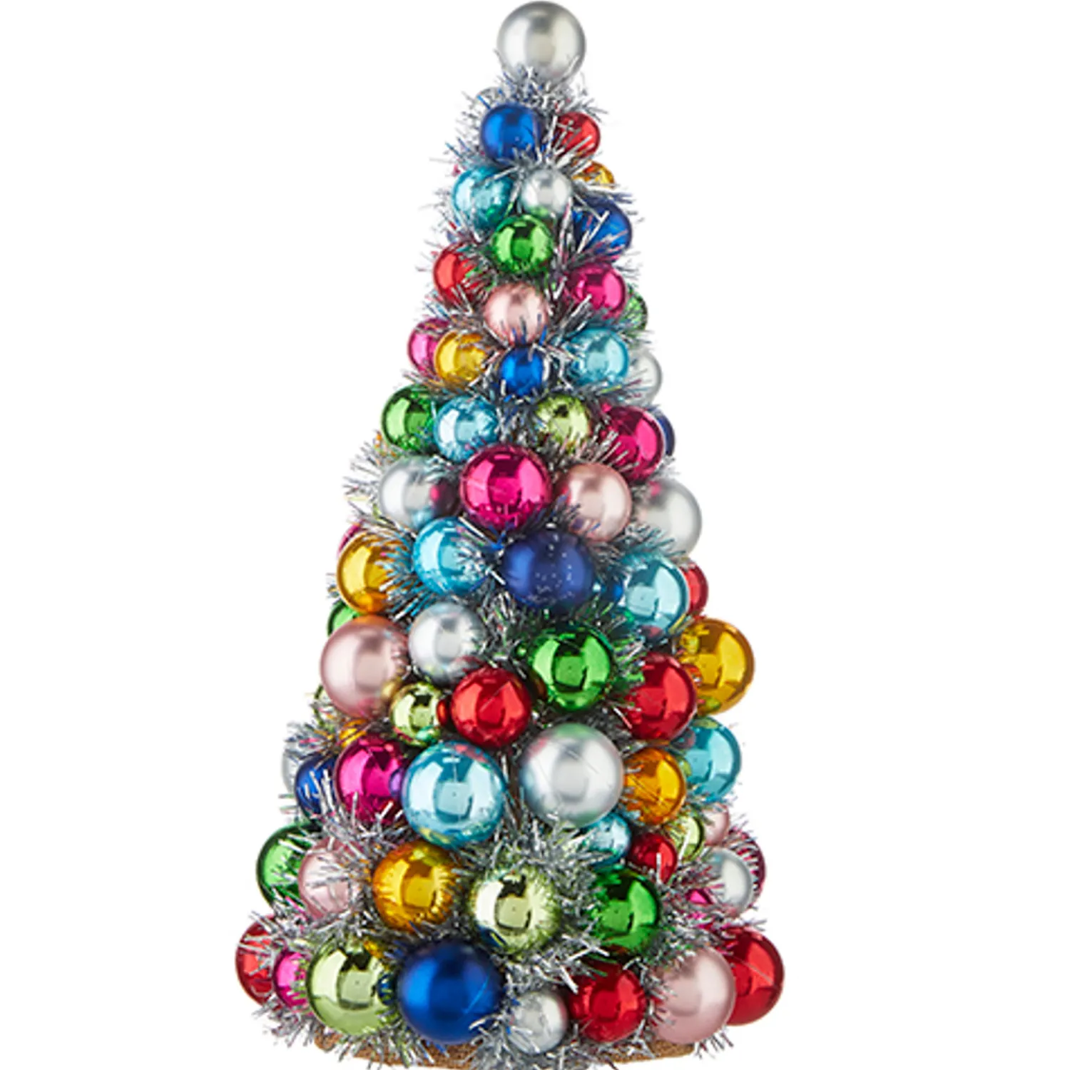 Hot The Jolly Christmas Shop Raz 10", 13", Or 15.5" Multicolor Ball Ornament Christmas Tree