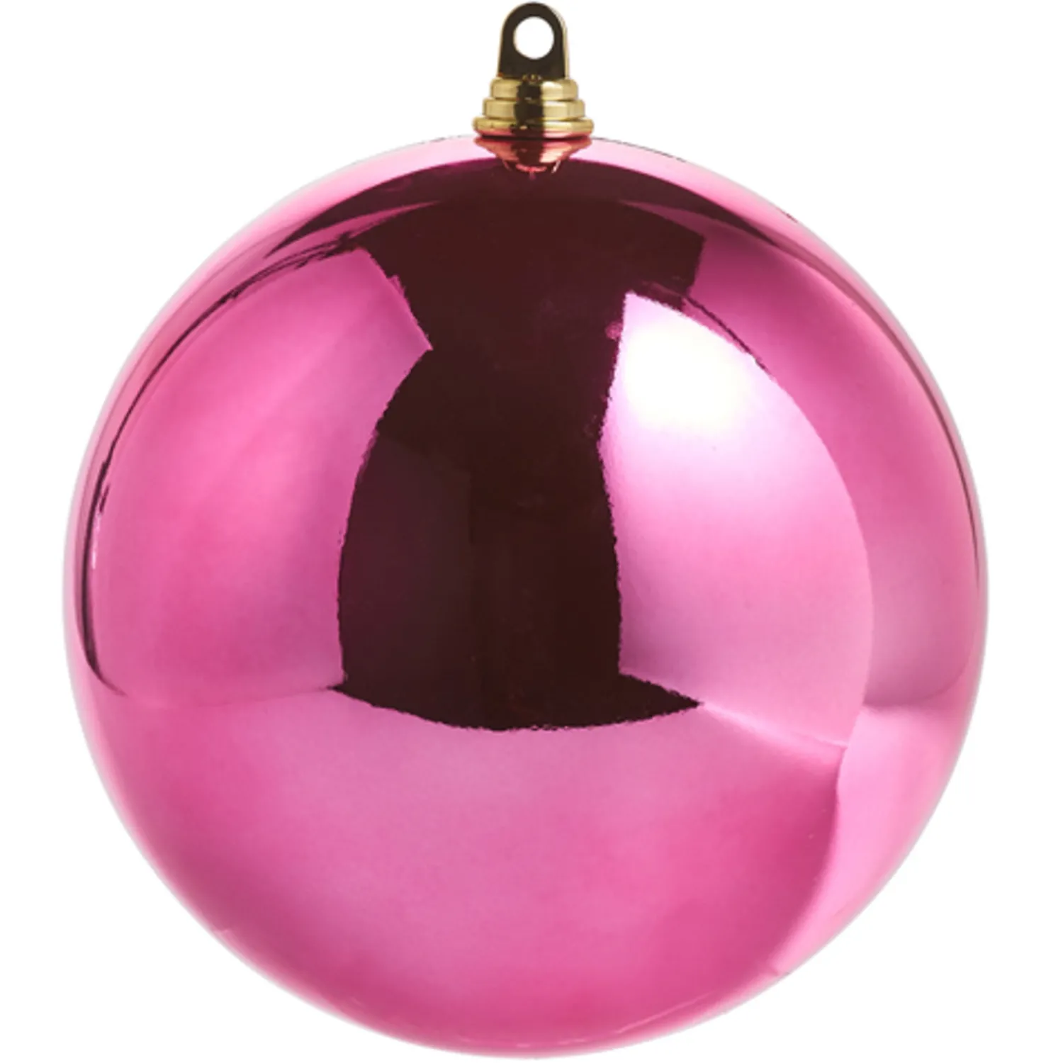 New The Jolly Christmas Shop Raz 4", 6", Or 10" Shiny Fuchsia Ball Christmas Ornament