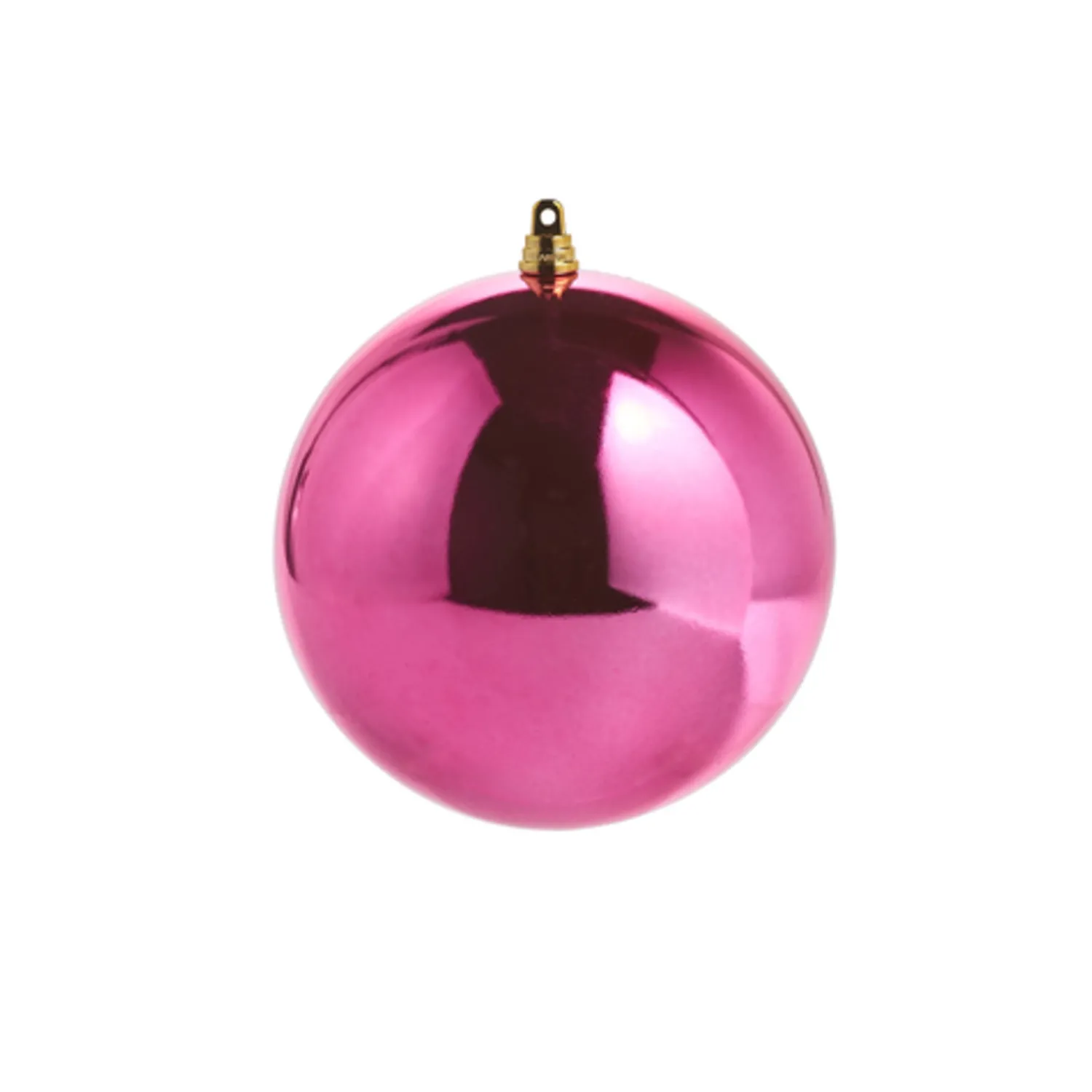 New The Jolly Christmas Shop Raz 4", 6", Or 10" Shiny Fuchsia Ball Christmas Ornament