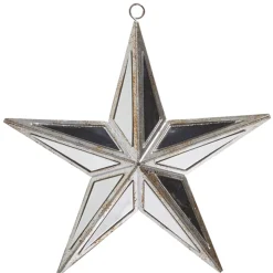 Outlet The Jolly Christmas Shop Raz 5.75", 12", Or 15" Silver Mirrored Star Christmas Ornament