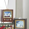 Sale The Jolly Christmas Shop Raz 10" Animated Musical Television Christmas Decoration 3516162