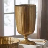 Discount The Jolly Christmas Shop Raz 12" Antique Gold Metal Vase Christmas Decoration 4428124