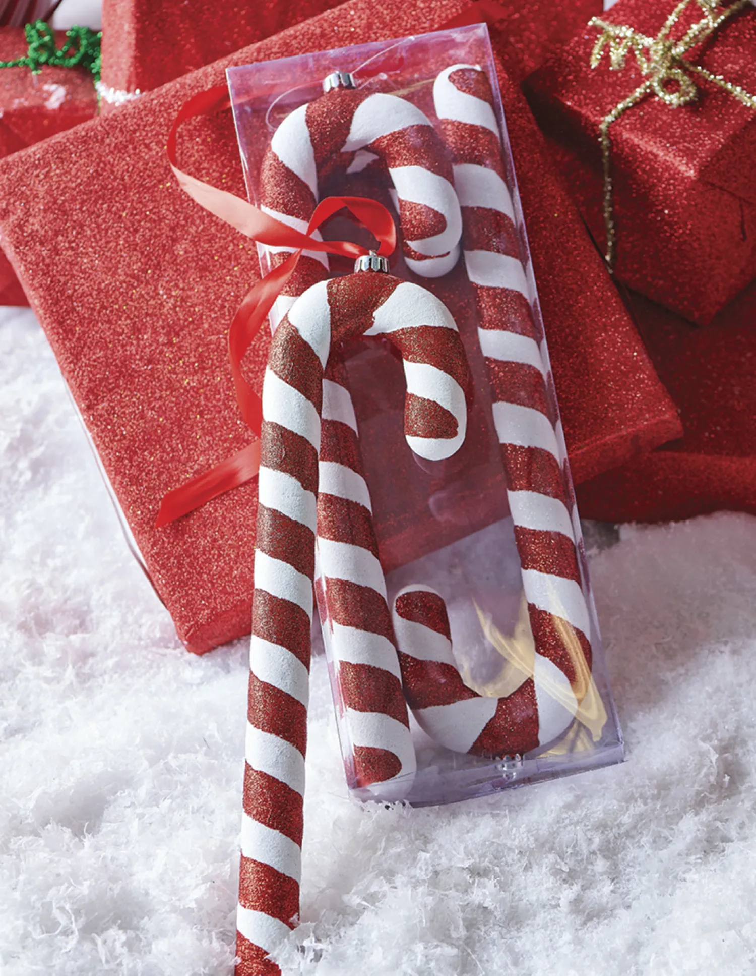 Online The Jolly Christmas Shop Raz 16.5" Box Of 4 Large Candy Cane Christmas Ornament 4216238