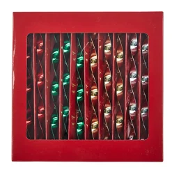 Outlet The Jolly Christmas Shop Raz 8" Box Of Vintage Diamond Multi Color Icicle Christmas Ornaments 4216403