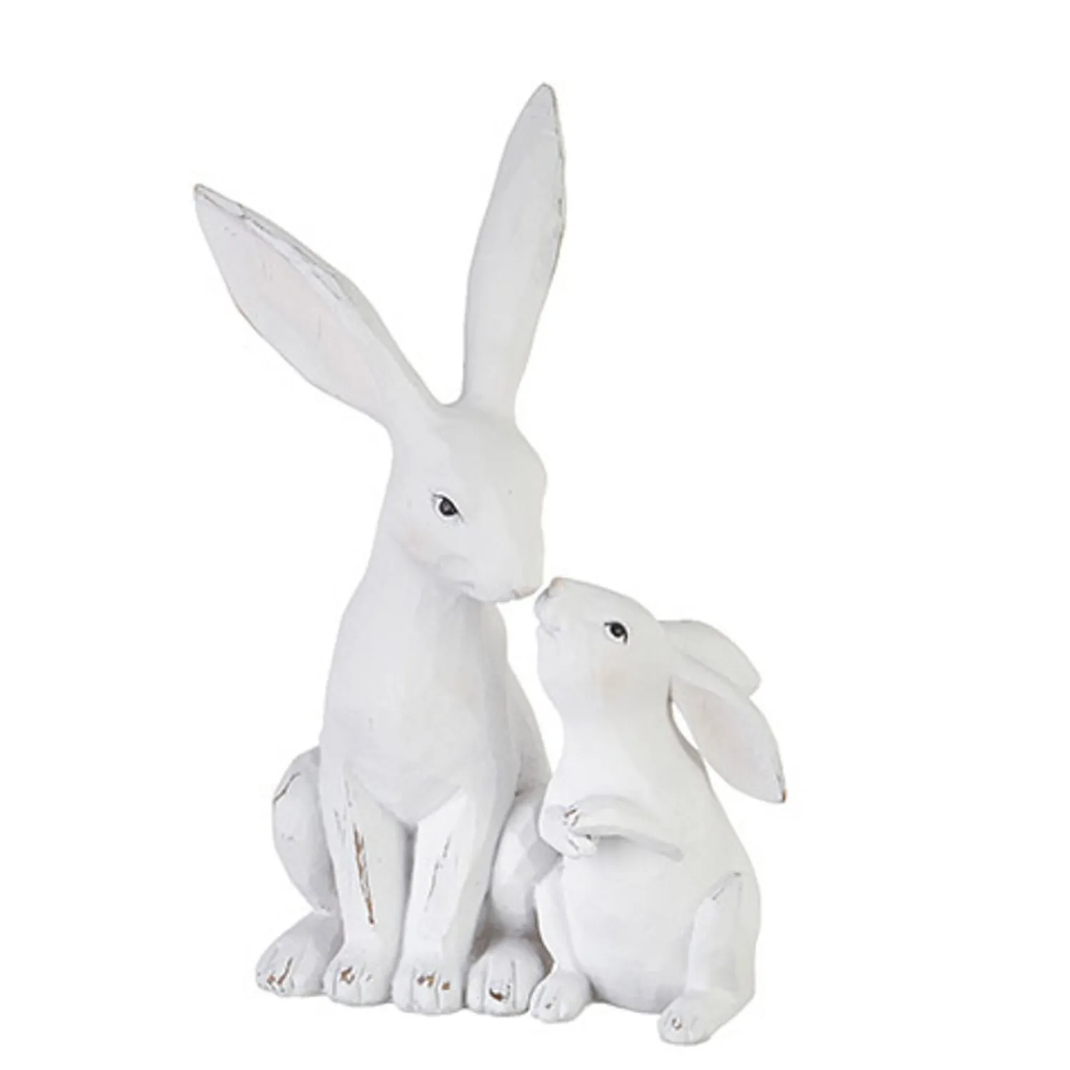Hot The Jolly Christmas Shop Raz 10.5" Bunny With Baby Figure 4211121